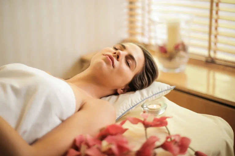 woman at spa